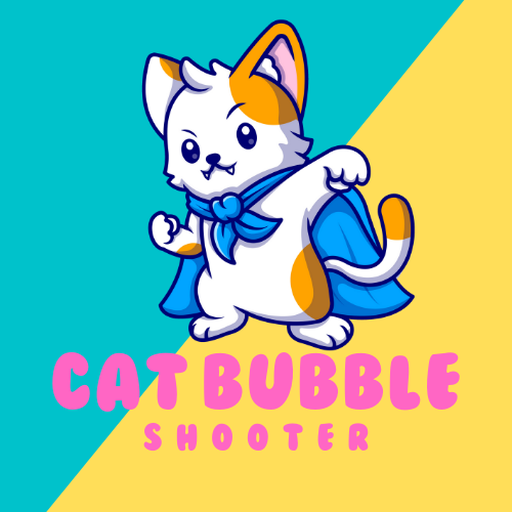Cat bubble shooter icon