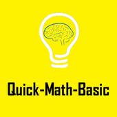 Quick-Math-Basic For Kids أيقونة
