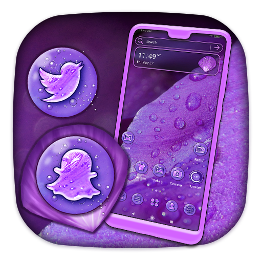 Water Drop Leaf Theme icon