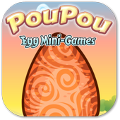 Pou Pou Egg - Egg Mini Games icon
