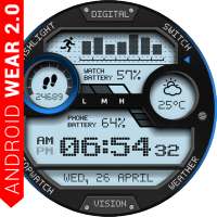 Digital Vision Watch Face on 9Apps