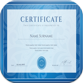 Certificate Maker app &amp; Create Certificate icon