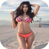 Hot nice sexy girls bikini