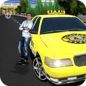 Crazy Cab Driver - City Roads icon