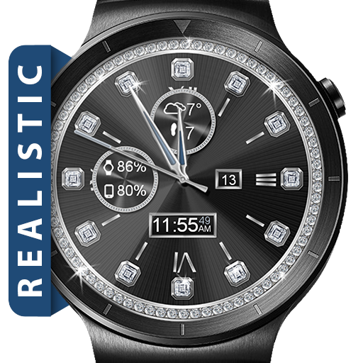Diamond Lux HD Watch Face Widget &amp; Live Wallpaper icon