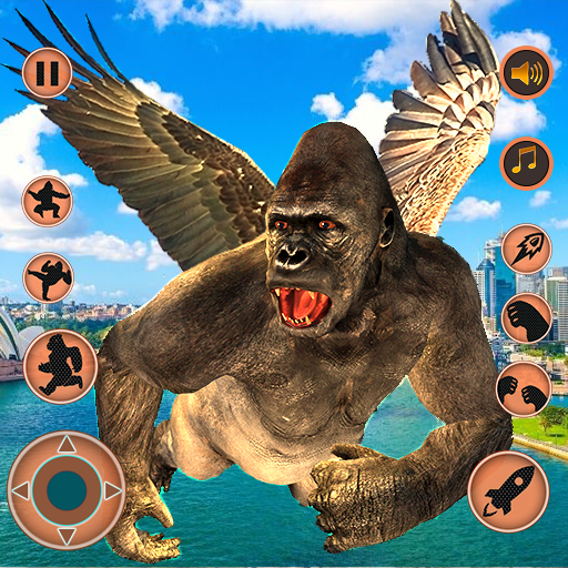 Flying Gorilla Animal Sim 3D icon