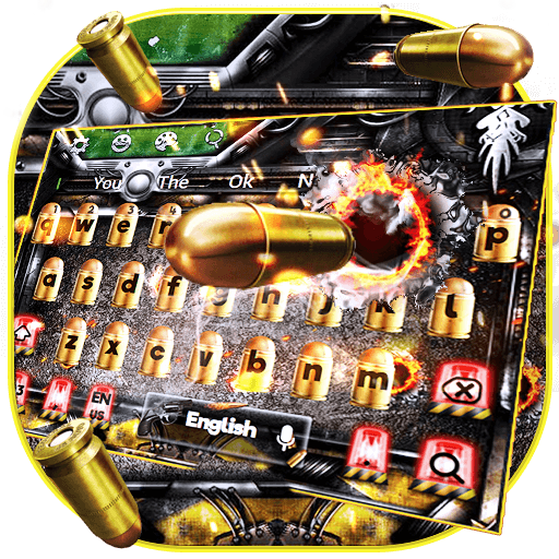 Army Bullet Gun Keyboard Theme icon