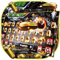 Army Bullet Gun Keyboard Theme