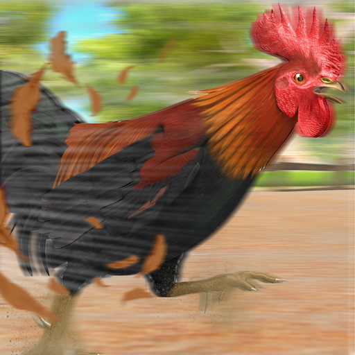 Wild Rooster Animal Run Race- Chicken Farm Racing icon