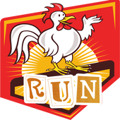 Rooster Run Fighting Game Free icon