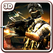 Commando shooter-sniper strike icon