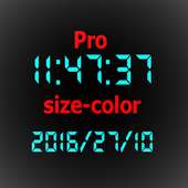 Digital clock(  date) on 9Apps