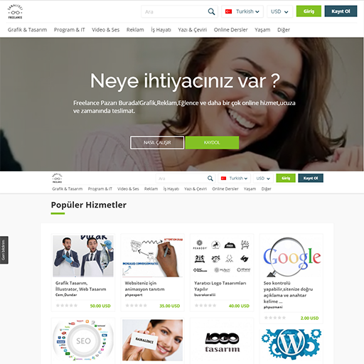 FREELANCE İŞ İLANLARI PROJELER icon