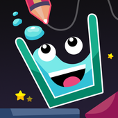 Excited Glass: Draw Line &amp; Happy Water icon