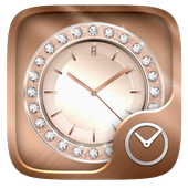 RoseGold GO Clock Theme icon