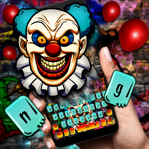 Evil Graffiti Joker Keyboard Theme icon