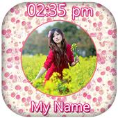 My Name &amp; Photo  Lock Screen icon