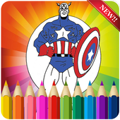 Super Hero Coloring icon