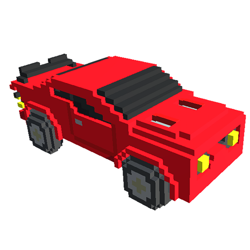 Cars Color by Number Voxel Art icon
