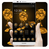 Golden Rose Wallpaper Theme icon