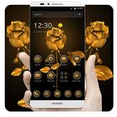 Golden Rose Wallpaper Theme