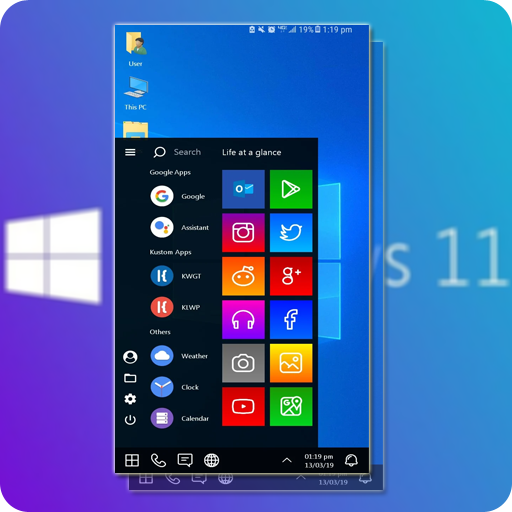 Windows 10 Pro, Windows 11 pro &amp; desktop launcher icon