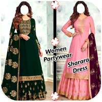 Women Partywear Sharara Dress Suits on 9Apps