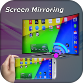 Screen Mirroring with TV icon