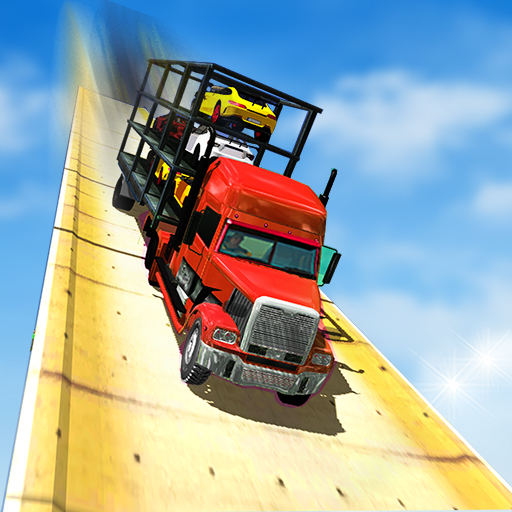 Car transporter on Mega Ramp icon