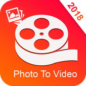 Photo to video slideshow with music icon