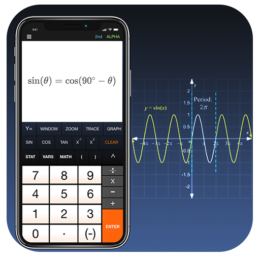 Graphing Calculator – Solve Equation &amp; Draw graph icon