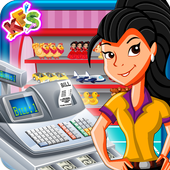 Supermarket Manager Girl Game icon