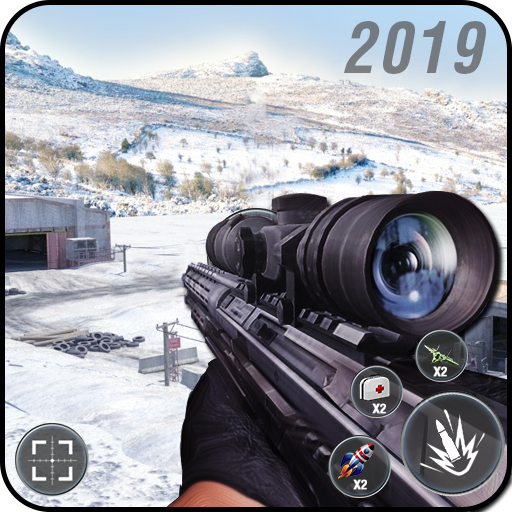 Snow Sniper Shooter 2019 : Fierce War missions icon