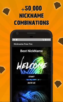 Nickname Generator Fire Free: Name Creator (Nicks) screenshot 1