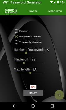 WiFi Password Generator screenshot 1