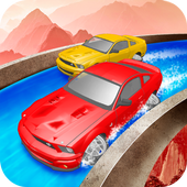 Waterpark Car Racing icon