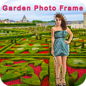 Garden Photo Frame : Cut Paste Photo Editor أيقونة