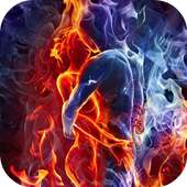 Ice and Fire Live Wallpaper on 9Apps