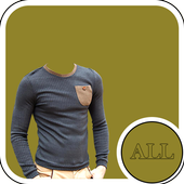 Man Tshirt Photo Editor Suit icon