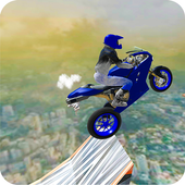Racing Bike Impossible High-Sky Road 3D icon