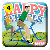 the Happy wheels: 4 full Games! icon