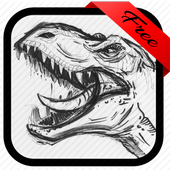 Dinosaurs Drawing Tutorials أيقونة
