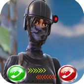 Fake call From Vedio Fortnite icon