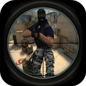 modern war combat  sniper icon