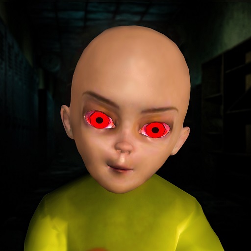 Scary Yellow Baby Horror Game icon