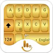 TouchPal Gold Keyboard Theme