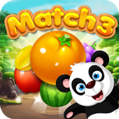 Match 3 Fruits Panda icon