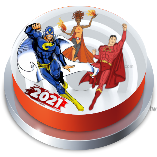 JUSTICE HERO LEAGUE | Button icon