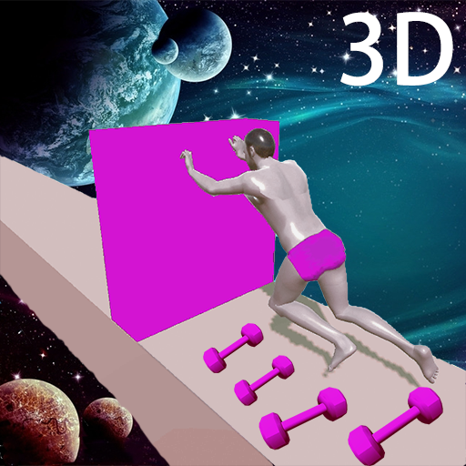 Strong Muscle Man Run Race icon