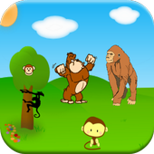 Free Monkey Games For Babies icon
